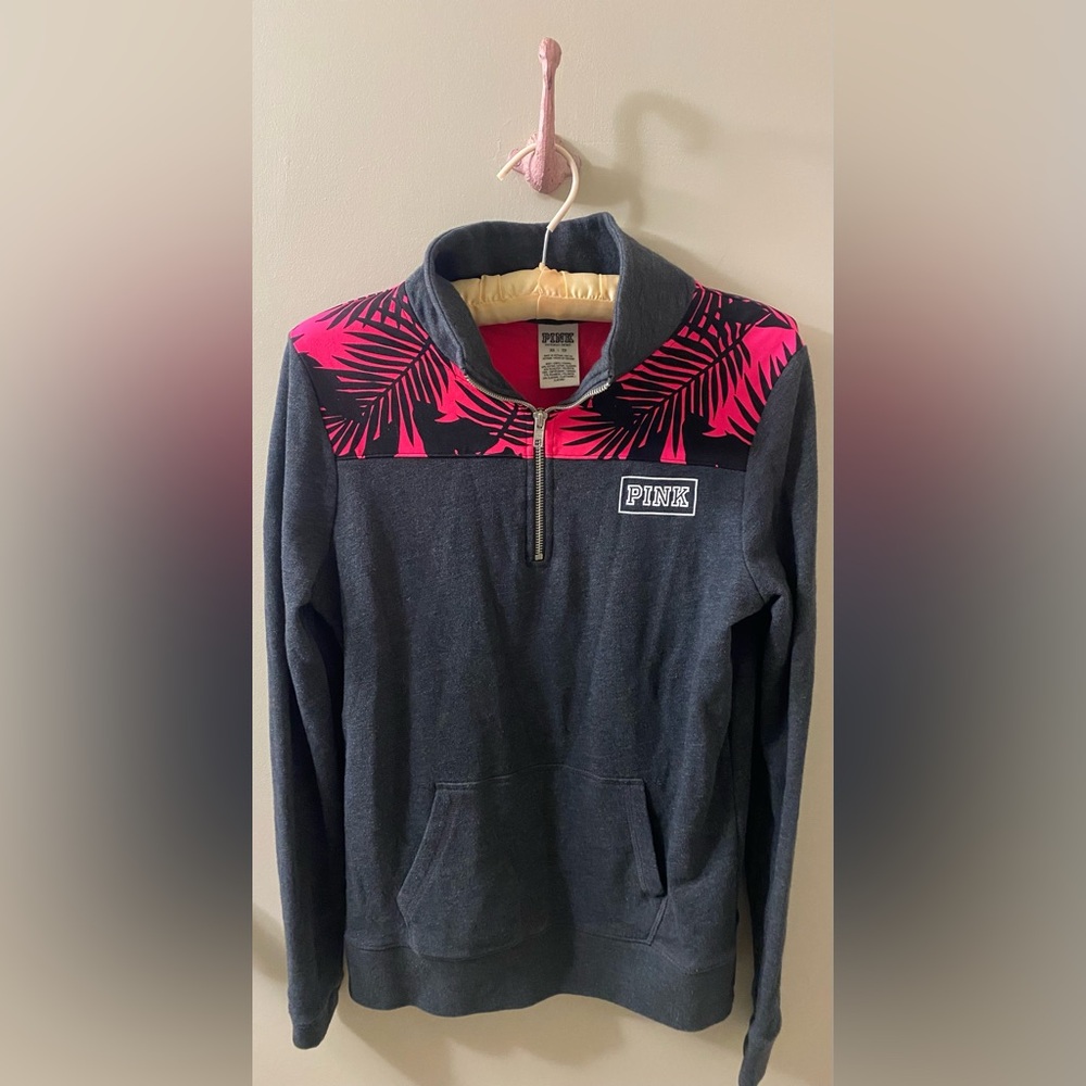 PINK Half-Zip Sweatshirt Victoria’s Secret